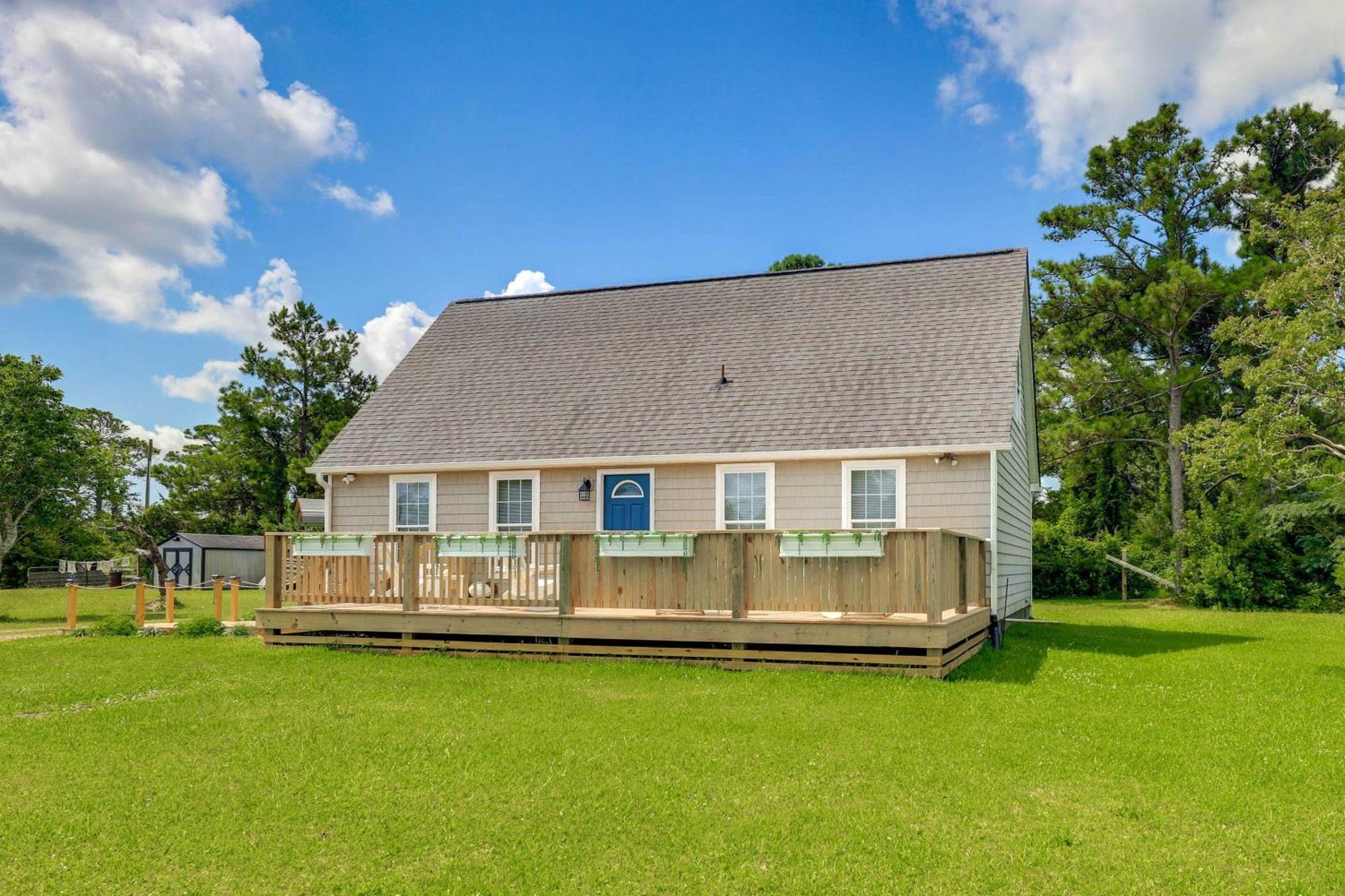 The Willowberry House With Deck And Grill! Harkers Island Esterno foto